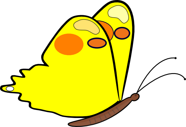 600x410 Butterfly Clip Art