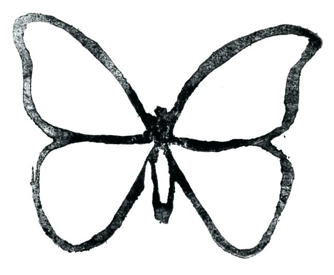649x536 Butterfly Outline Printable Amazing Printable Butterfly Outline