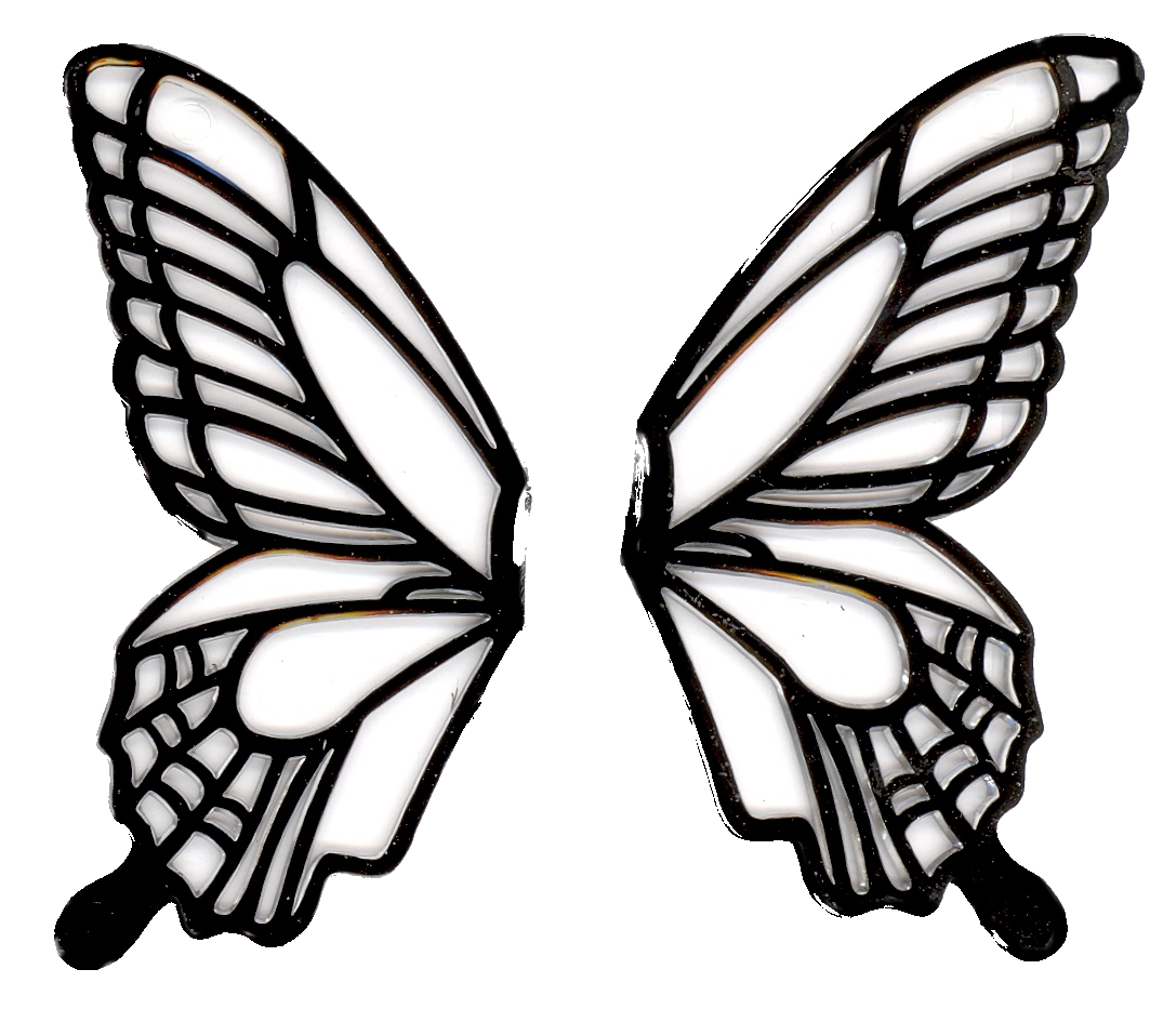 1087x933 Butterfly Wings Black And White Clipart