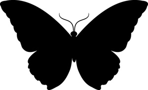 300x182 Butterfly Silhouette Clip Art Many Interesting Cliparts