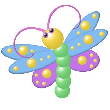 360x360 Butterfly Clipart Dragonfly