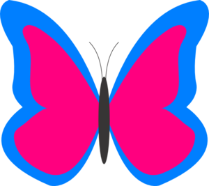 300x267 Bright Butterfly Png, Svg Clip Art For Web