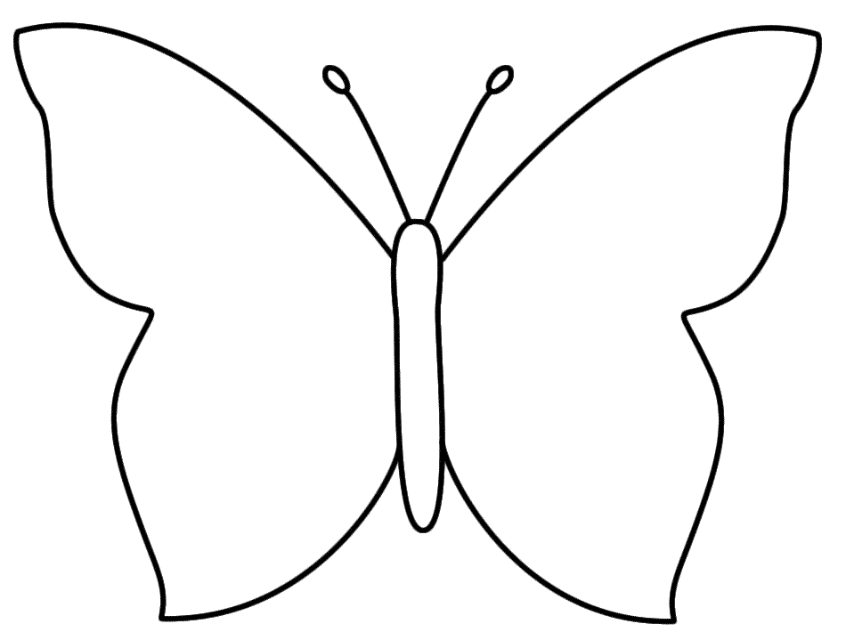 950x719 Best Butterfly Outline Ideas Felt Butterfly