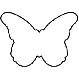 274x274 Butterfly Outline Clipart Clipart Panda