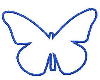 340x270 Butterfly Outline Etsy