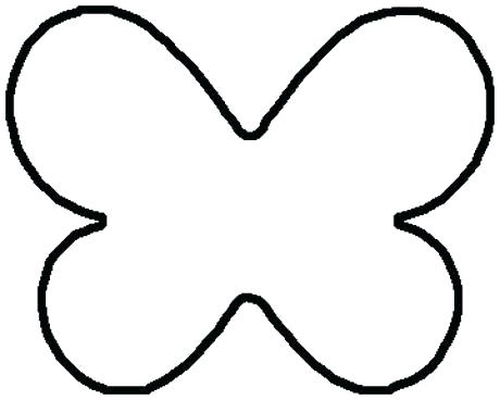 460x368 Outline Of A Butterfly Printable These Free Printable Butterfly
