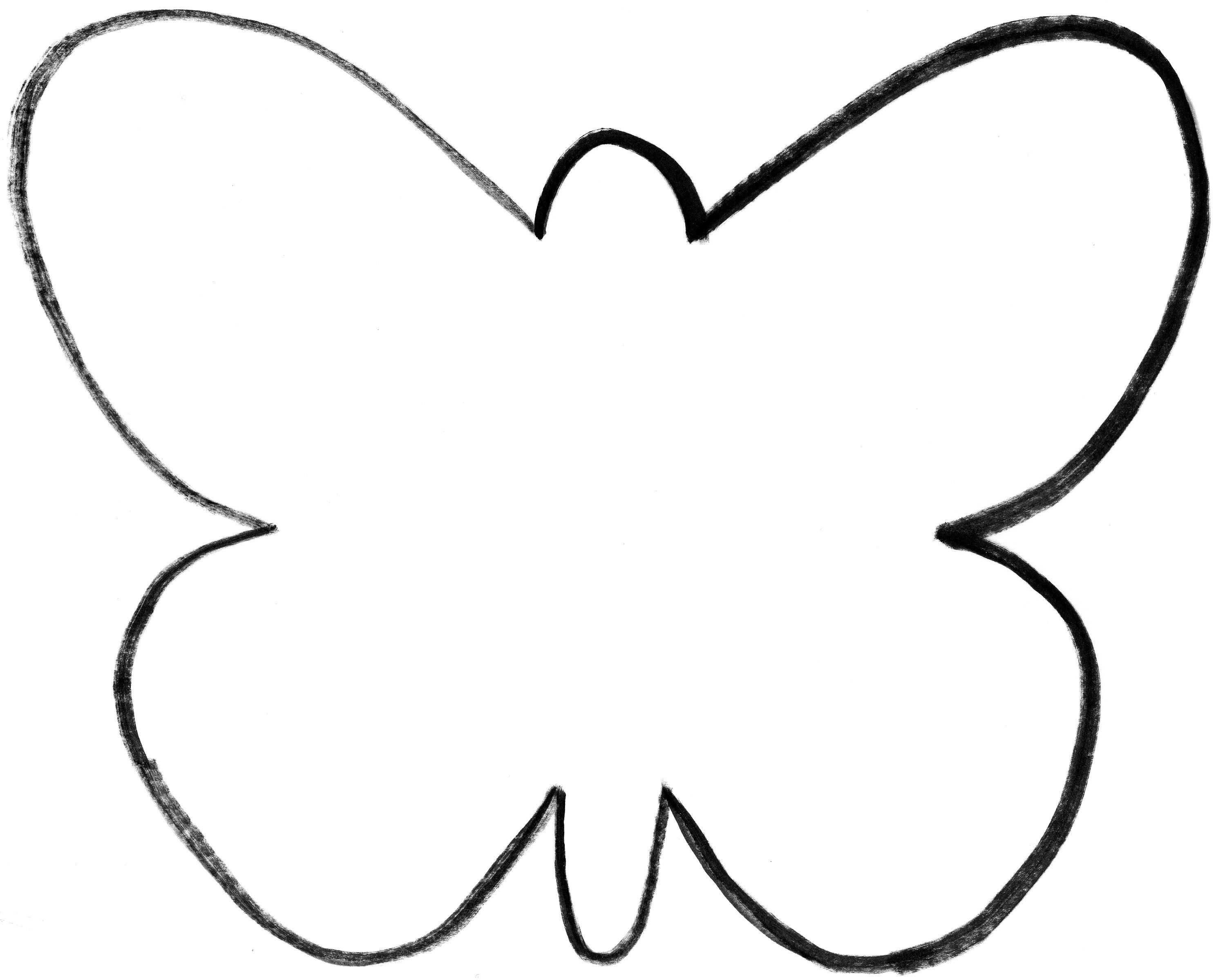 2976x2400 Butterfly Outline Coloring Pages