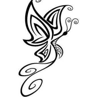 340x340 22 Butterfly Outline Clipart Vectors Download Free Vector Art