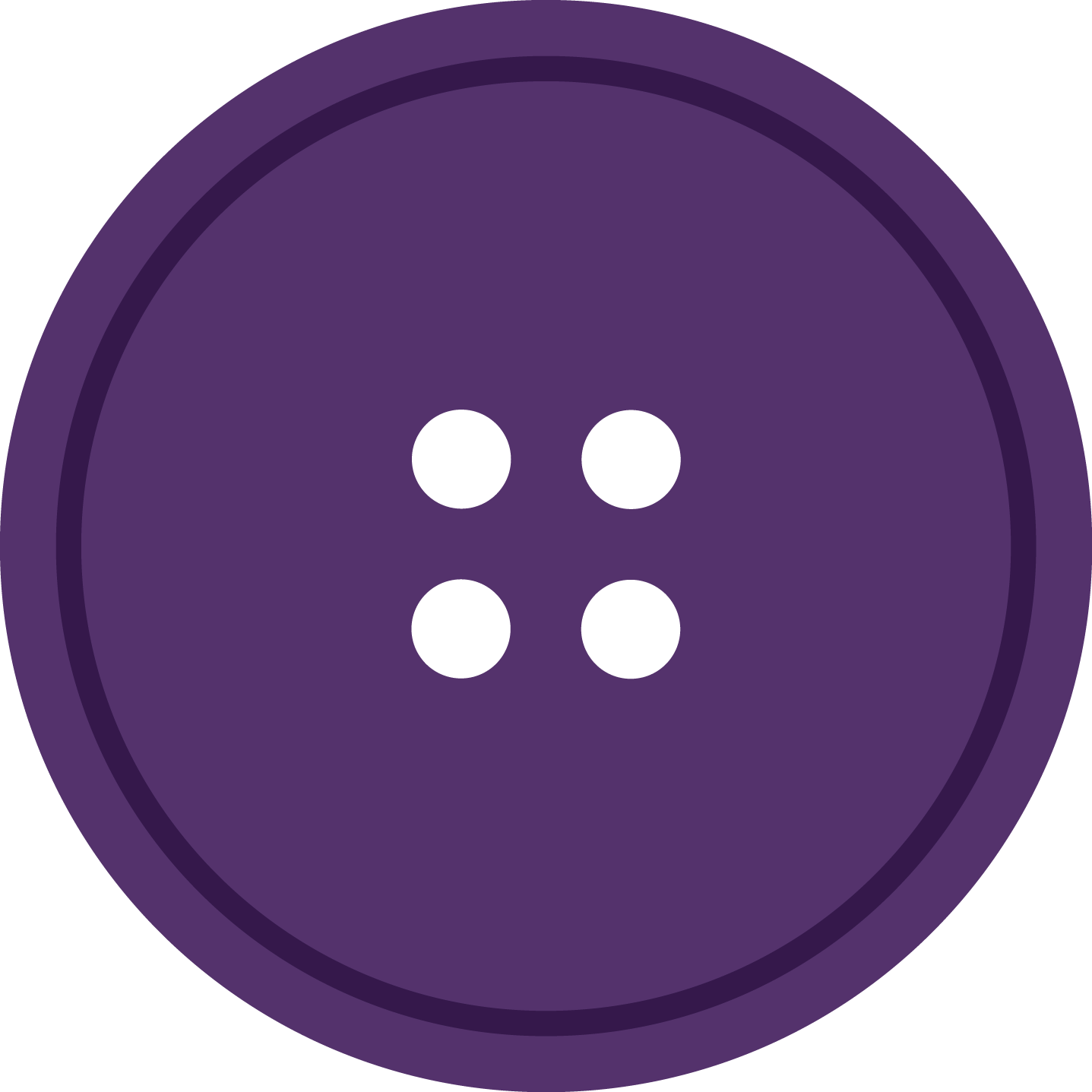 1437x1437 Button Clipart Purple