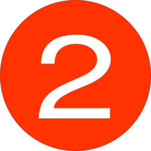 300x300 Number 1 Button Clip Art