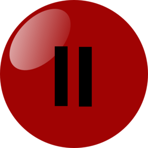 300x300 Pause Button Dark Red Clip Art