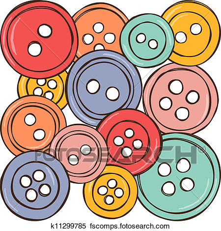 450x470 Clipart Of Illustration Of Colored Buttons K11299785