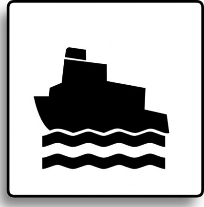 419x425 Ferry Icon For Use With Signs Or Buttons, Vector Graphics
