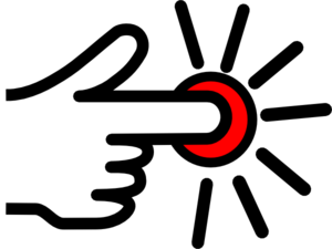 300x225 Press Button Clip Art