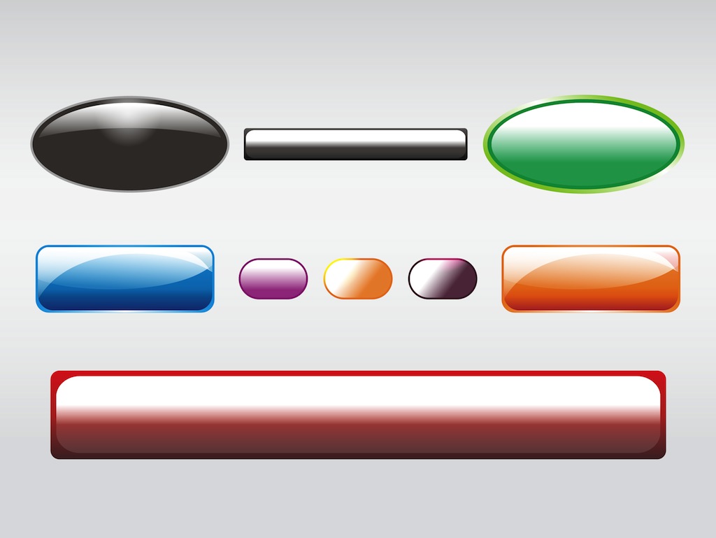 1024x769 Shiny Buttons Clip Art Vector Art Amp Graphics