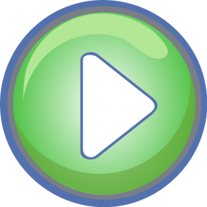 300x300 Blue Button Clip Art Download