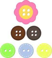 217x240 Button Clipart, Cute Button Clip Art, Png Buttons, Png Files