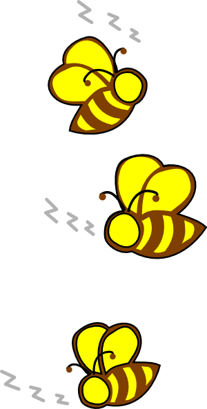 300x593 Free Buzzing Bee Clipart Image