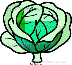 300x272 Cabbage Vector Clip Art