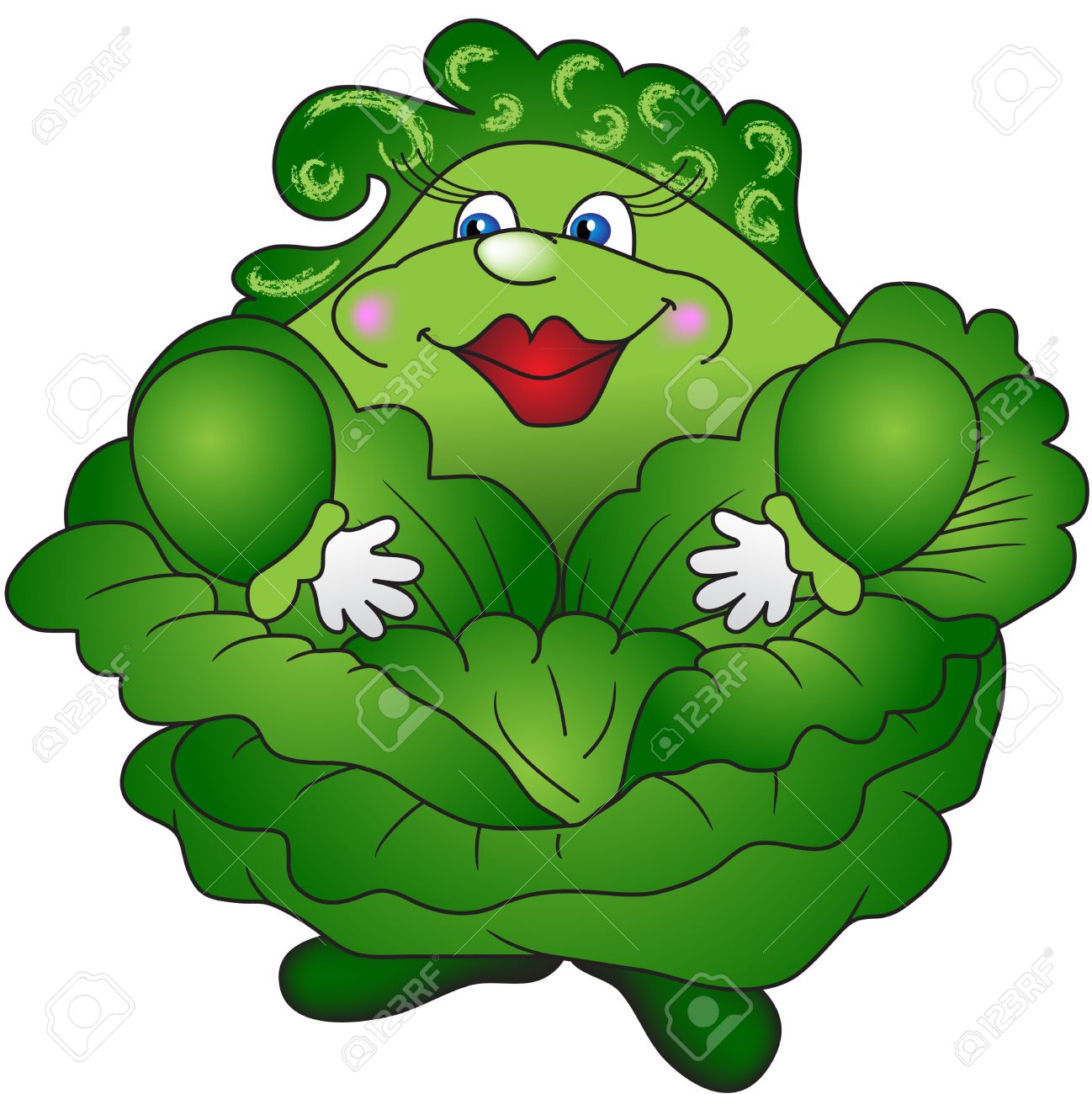 1298x1300 Cabbage Clipart Fruits And Vegetable