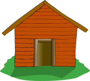 298x267 Cabin King Clip Art
