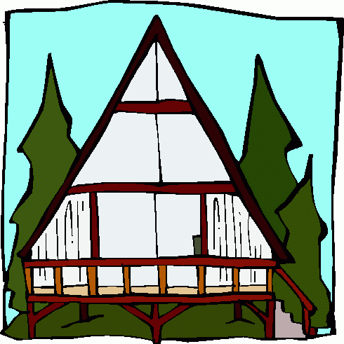 490x491 Cabin Clipart A Frame