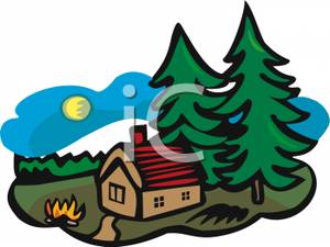 300x225 Cabin Clip Art Free Clipart Panda