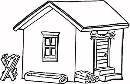 430x280 Top 93 Cabin Coloring Pages