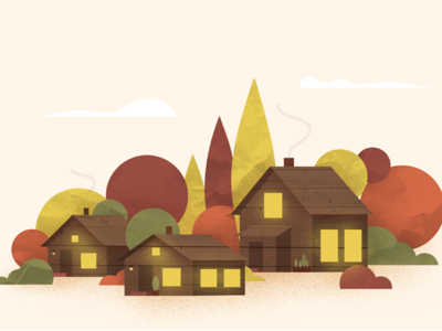 400x300 Cabins In The Woods By Fred Sprinkle