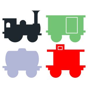 300x300 Little Red Caboose Clip Art