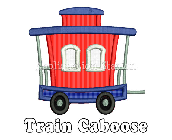 570x465 Train Caboose Clipart