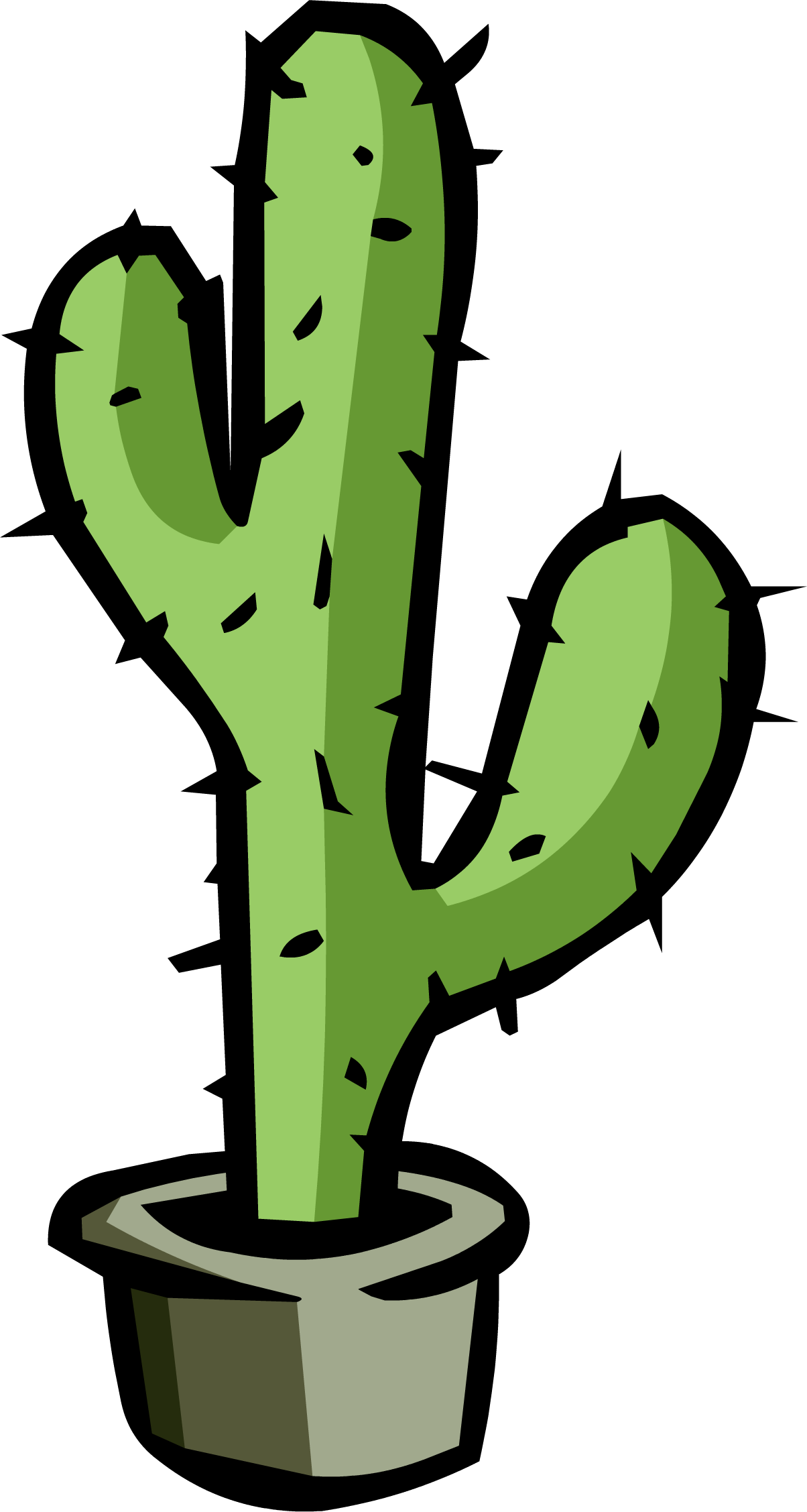 1204x2255 Cactus Clipart Transparent