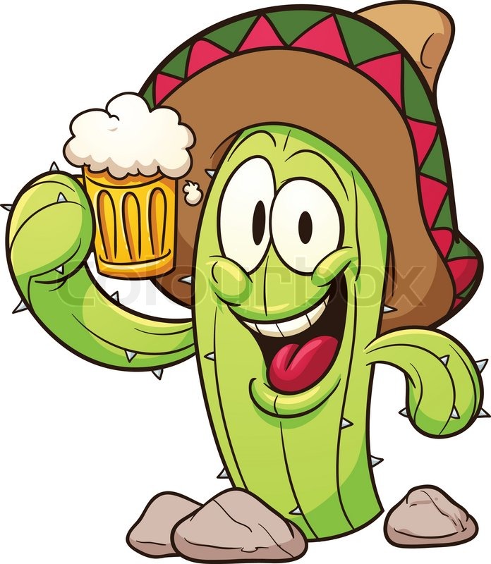 696x800 Cactus Clipart Mexican Guy