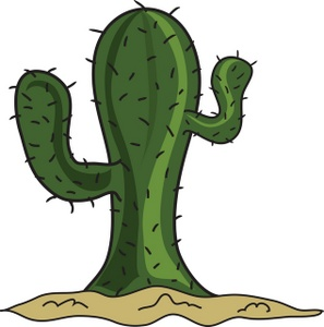 297x300 Cartoon Cactus Smu Free Images