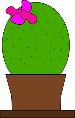 246x384 Free Cactus Clipart