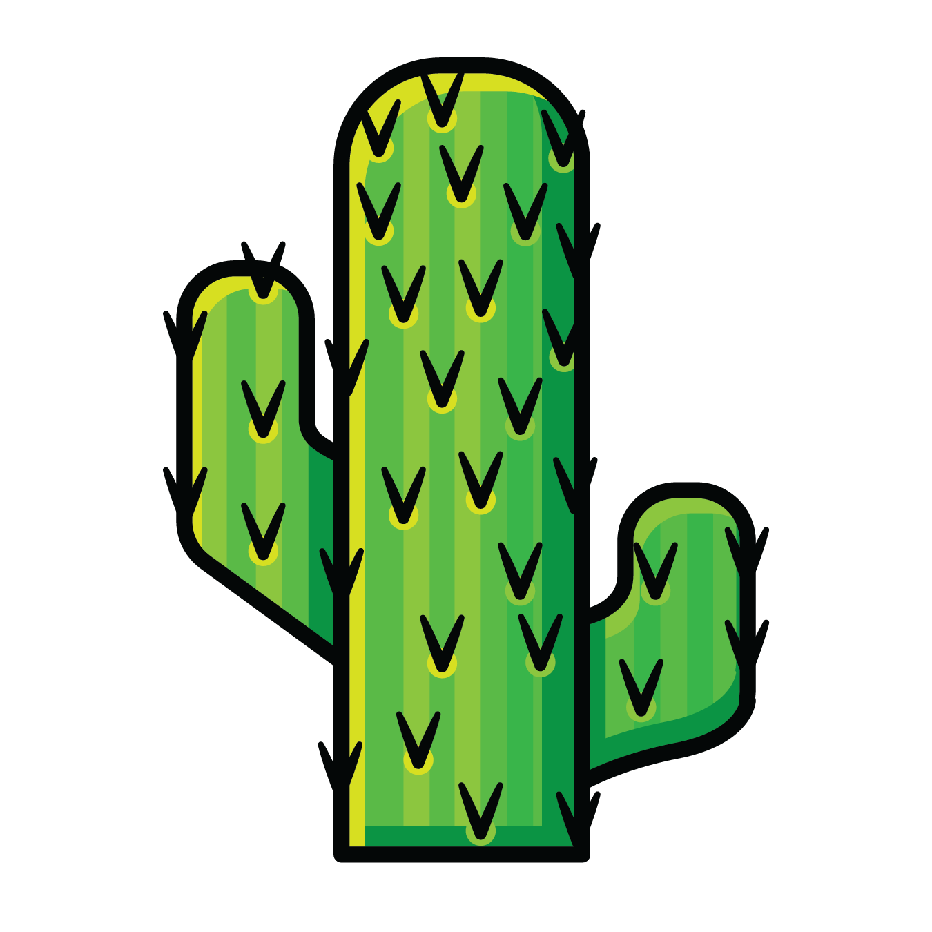 1350x1350 Cactus Clipart Emoji