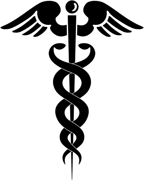 480x599 Caduceus Clip Art Free Vector In Open Office Drawing Svg ( Svg