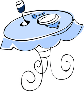 277x300 Table Clipart Image