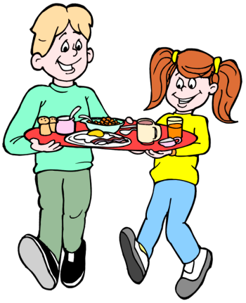 350x431 Image Of Cafeteria Clipart