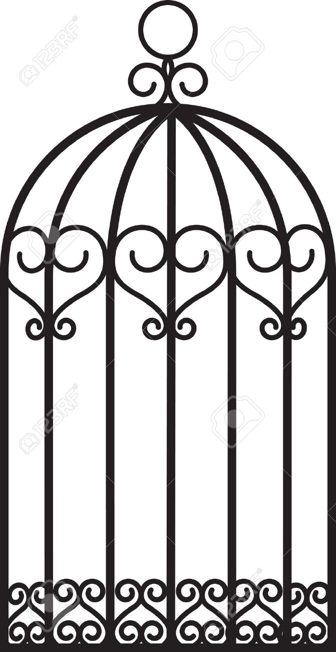 671x1300 Bird Cage Clip Art Many Interesting Cliparts