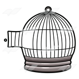160x160 Cage Clipart Open