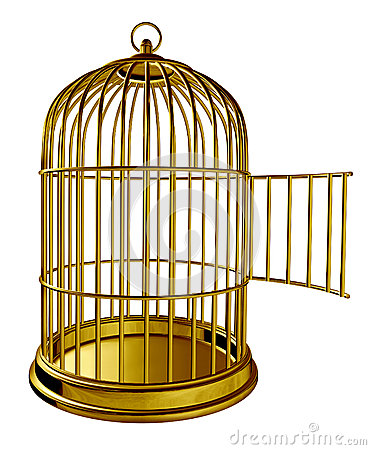 371x450 Open Bird Cage Clipart
