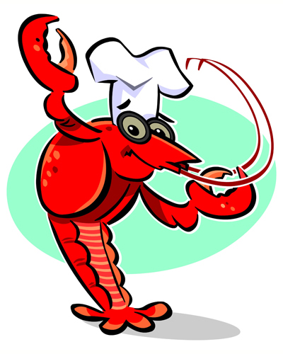 400x500 Cajun Crawfish Clip Art