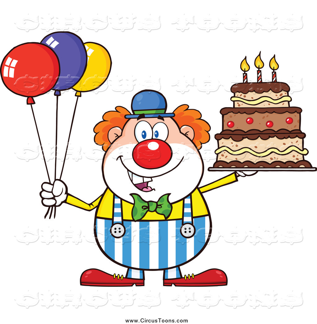 1024x1044 Circus Clipart Of A Happy Chubby Clown With Colorful Balloons