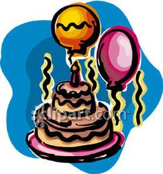236x253 A Birthday Cake And Balloons