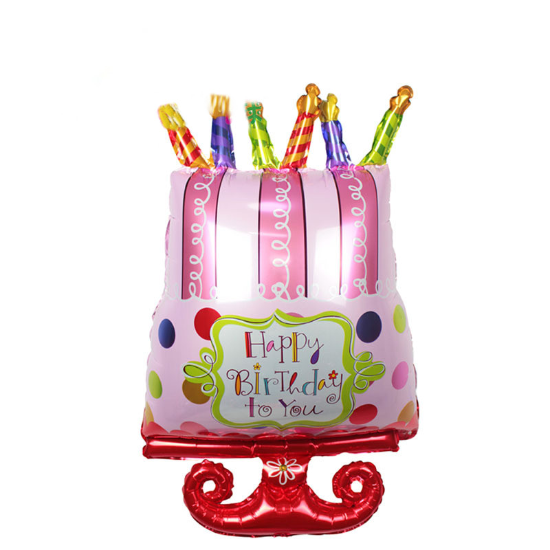 800x800 Large Size Happy Birthday Foil Balloons Birthday Cake Rainbow