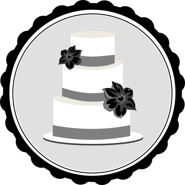 600x600 Wedding Cake Clip Art