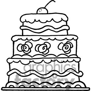 300x300 Wedding Cake Clipart Big Cake