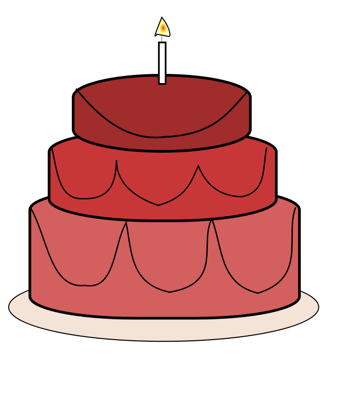 667x800 Cake Clipart