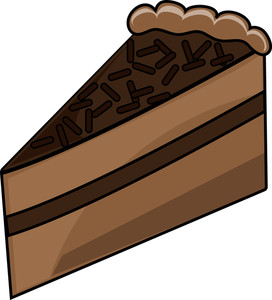 272x300 Clip Art Slice Of Chocolate Cake Clipart